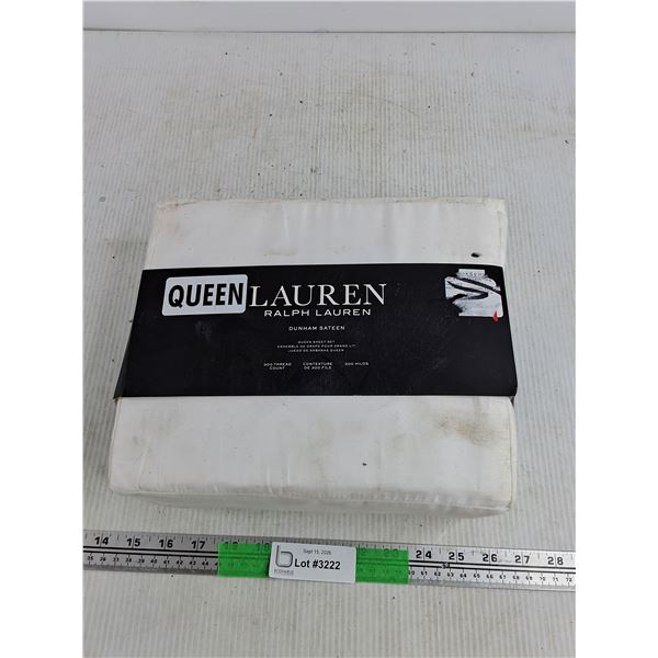 Lauren Ralph Lauren Dunham Sateen Queen Sheet Set