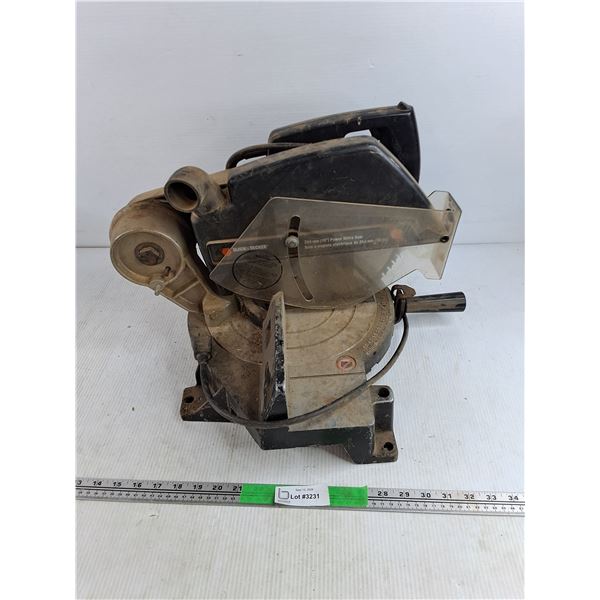 Black & Decker 10" Power Mitre Saw - Powers On, As Is