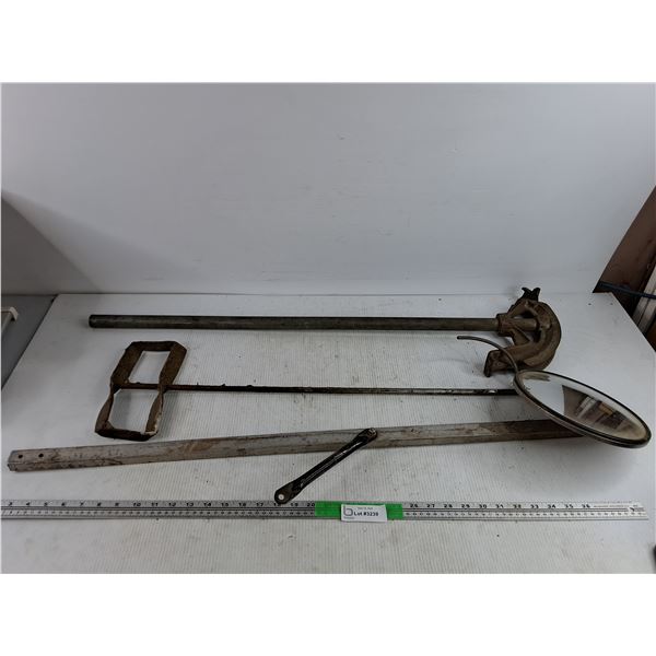 Pipe Bender, Concrete Mixer, Angled Mirror, PICKUP ONLY