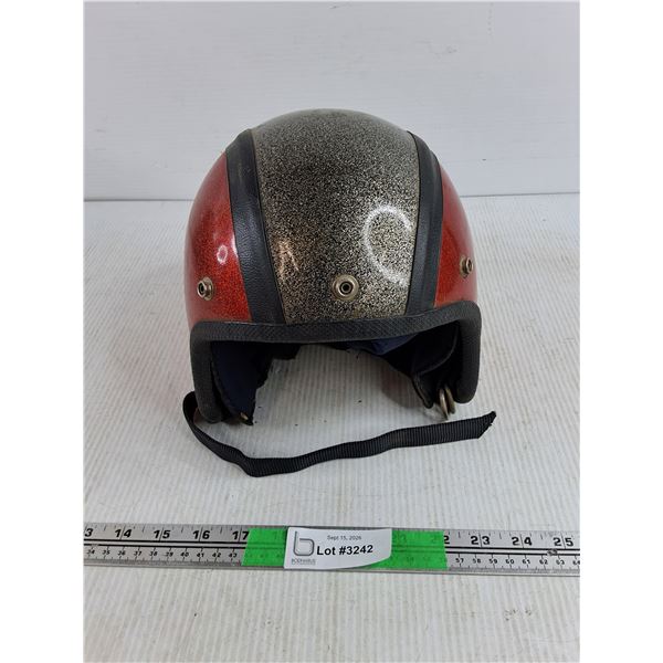 Vintage Motorcycle Helmet - Size S