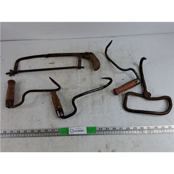 Hay Hooks & Hack Saw