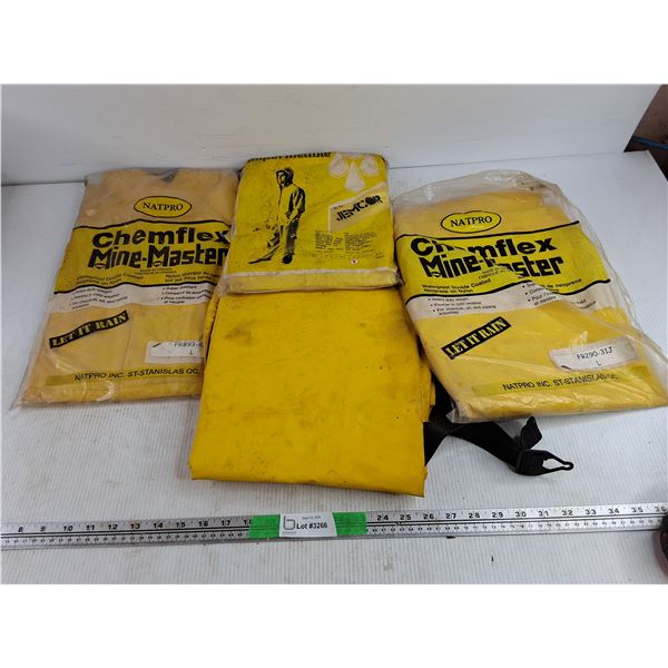 Jemcor & Chemflex Mine Master Rainwear - Size M & L