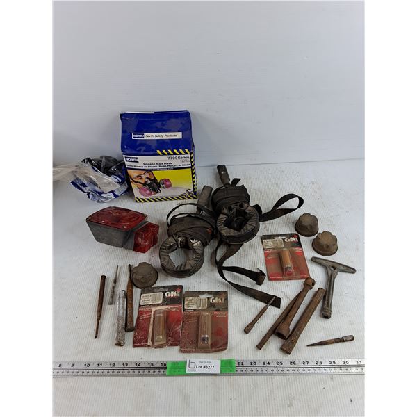 Silicone Half Mask, Fuel Filters, Taillight, Hole Punches, Misc