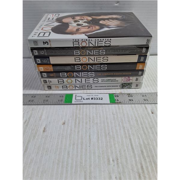 DVD lot of "Bones" Seasons 6 to Final Chapter
