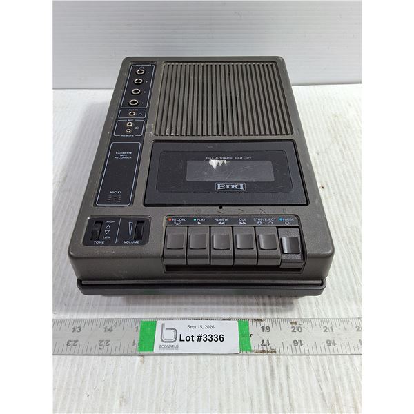 Vintage Eiki Commercial Cassette Tape Player-working