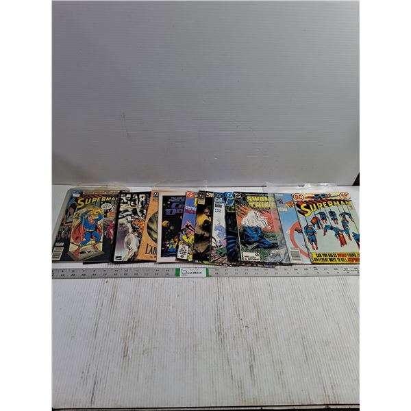 (12) Assorted Comic Books-Featuring Superman and Swamp Thing