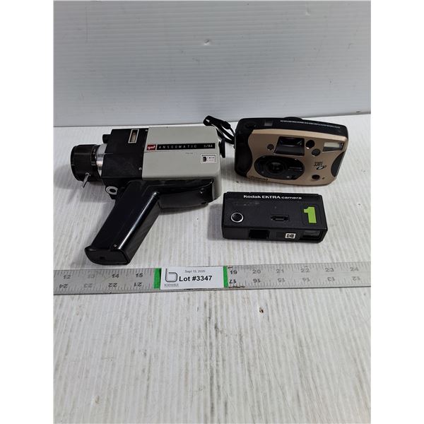 Vintage GAF Anscomatic Super 8 Movie Film Camera-as is,Kodak and Polaroid Film Cameras