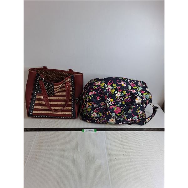 Montana West "US Flag" Shoulder Bag, Vera Bradley Duffle Bag