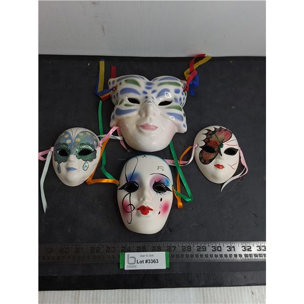 (4) Ornamental Masks