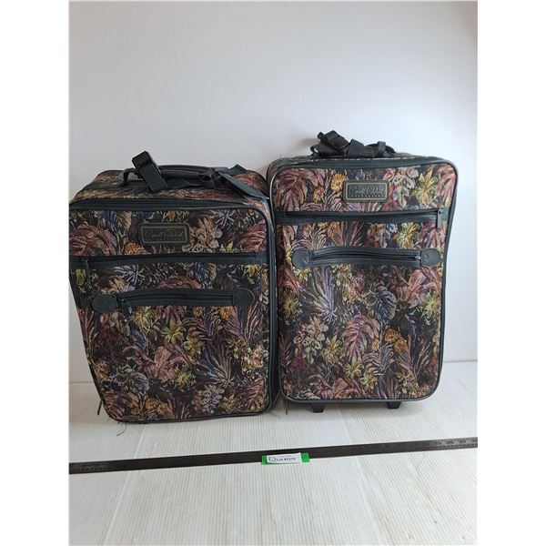 (2) Carroll Reed Roller Suitcases - 14x9x20" - Pickup Preferred