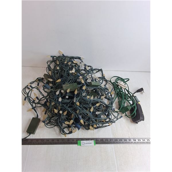 Light Purple Color String Lights- Tested, Timer, Extension