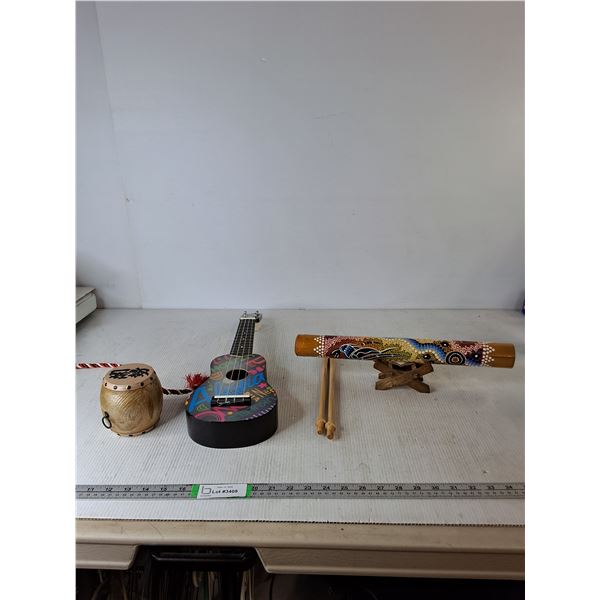 Childrens Ukelele, Percusion, Piggy Bank Barrel