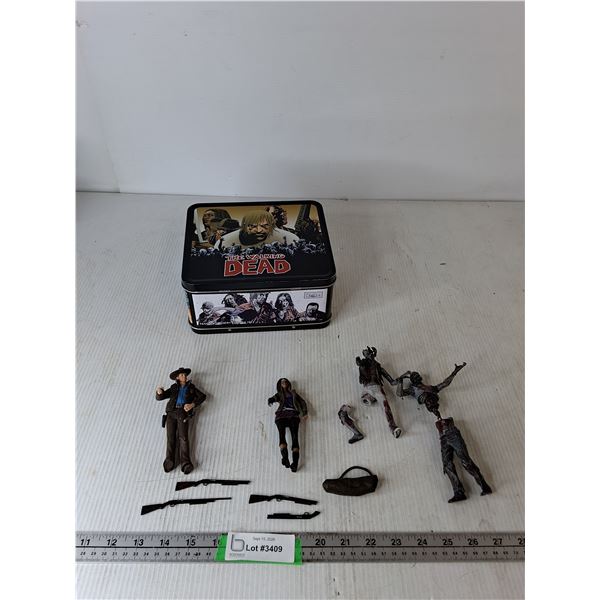 Walking Dead Lunch Kit & Assorted Action Figures
