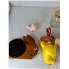 Image 2 : (2) Vintage Cabbage Patch Dolls, Rabbit Piggy Bank, Fisher Price Music Box Teddy Bear, Misc