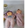 Image 3 : (2) Vintage Cabbage Patch Dolls, Rabbit Piggy Bank, Fisher Price Music Box Teddy Bear, Misc