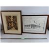 Image 1 : Framed Wall Art Prints 21" x 17"
