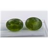 Image 1 : *^25.8 ct Certified Himalayan Peridot gemstone pair ($12,900 Appraisal)