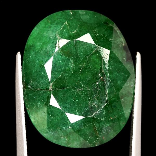 *^20.85 ct Certified Emerald gemstone ($31,275 Appraisal)
