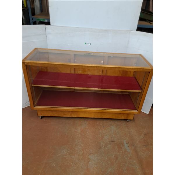 * Vintage Display Cabinet - 60x20x37" - Cannot Ship