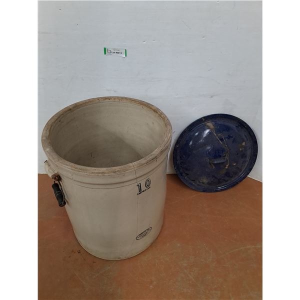 * Medalta Potteries Ceramic Crock 19x15" - Cannot Ship