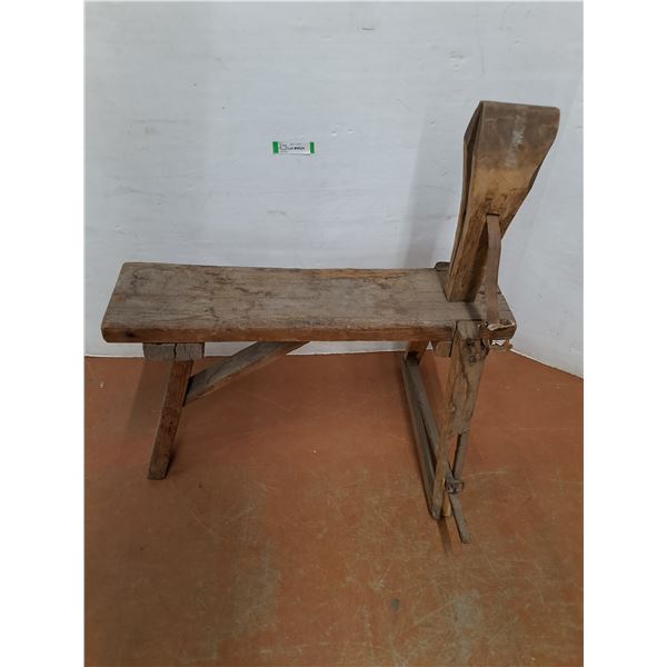 * Antique Saddle Makers Bench/Stitching Pony, Pickup Only