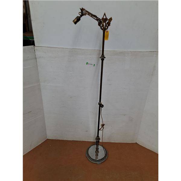* Vintage Art Deco Reading Lamp - 61" Height - Cannot Ship