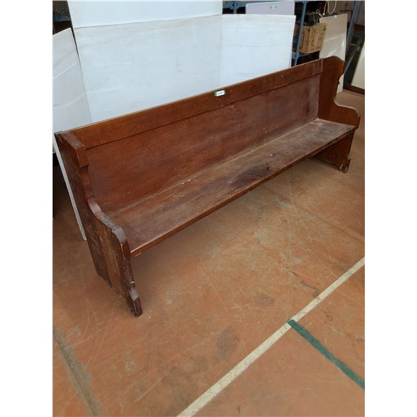 * Church Pew - 92x32x17" - Cannot Ship