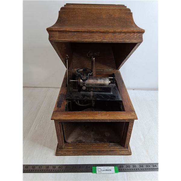 Antique Thomas Edison Phonograph