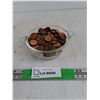 Image 3 : Pyrex Glass Bowl & Pennies