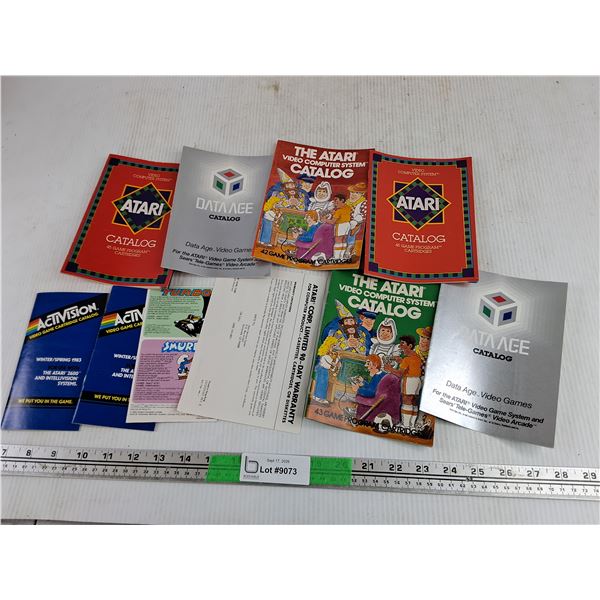 Assorted Atari Catalogs