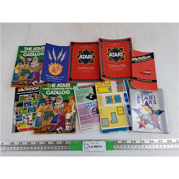 Assorted Atari Catalogs