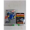 Image 1 : Atari Qix Game Program, Demon Attack Video Game Cartridge - Sealed