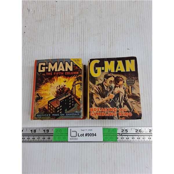 Vintage G Man Big Little Books
