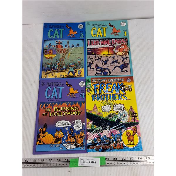 Vintage Comics - The Adventures of Fat Freddy's & Freak Brothers