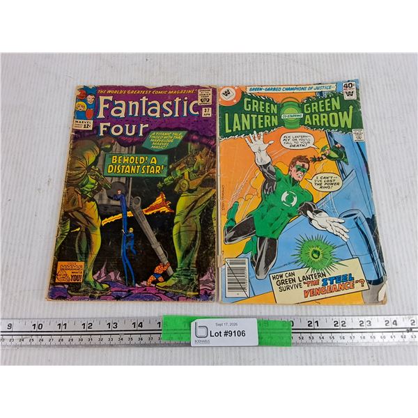 Vintage Comics - Fantastic Four & Green Lantern, Green Arrow