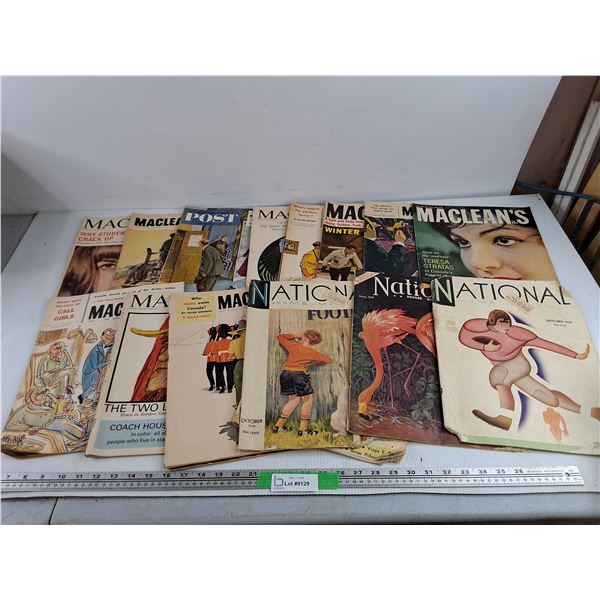 Vintage Magazines - National, Maclean's, Post