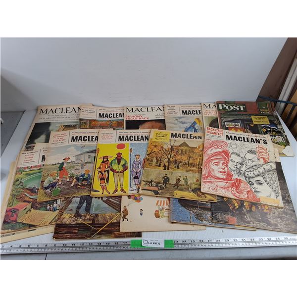 Vintage Magazines - Macleans, Post