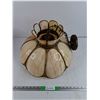 Image 1 : Stained Glass Chandelier - As Is