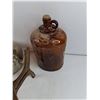 Image 4 : Metal Tea Pot, Stand & Glass Jug
