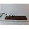 Image 1 : Folk Art Salesman Sample Metal Farm Plow - 25x7x6"