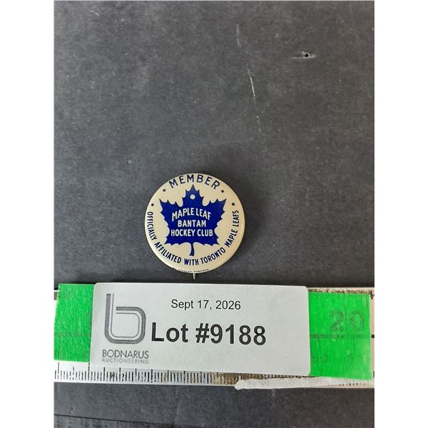 Maple Leaf Bantam Hockey Club Pin