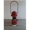 Image 1 : 1950's - 60's Vintage Coleman Gas Lantern Model T-66 with Fuel 12.5"- Can't Ship