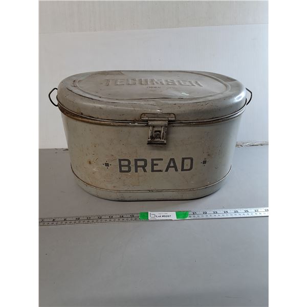 Vintage Metal Bread Box 18.5" x 13" x 10.5"- Can't Ship