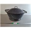 Image 1 : Enamelware Dough Riser 17.5" Diameter- Can't Ship
