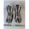 Image 1 : Steel Medieval Style Gauntlets- Approx. L