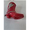 Image 2 : Plastic Cowboy Boot Coinbank, Toy Pullhorse & Windup Racecar
