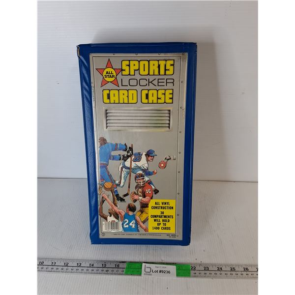Vintage Sports Locker Card Case