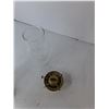 Image 4 : Glass Oil Lamp, Burner & Chimney 18"-Non Matching