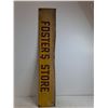 Image 3 : "Foster's Store" Sign - 35" x 6"