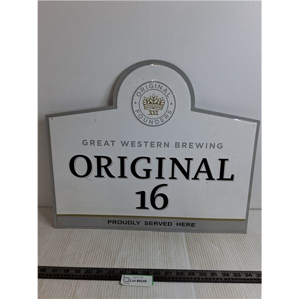 Original 16 Sign - 20.5" x 17.5"